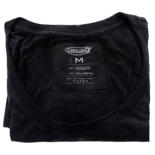 Bamboo Scoop Tee - Charcoal