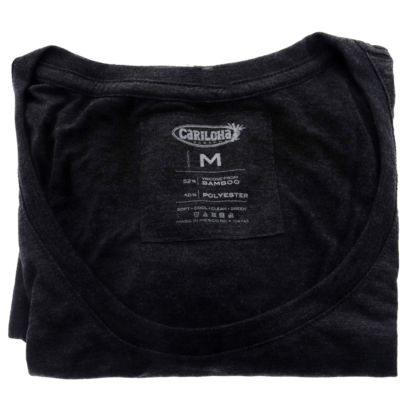 Bamboo Scoop Tee - Charcoal