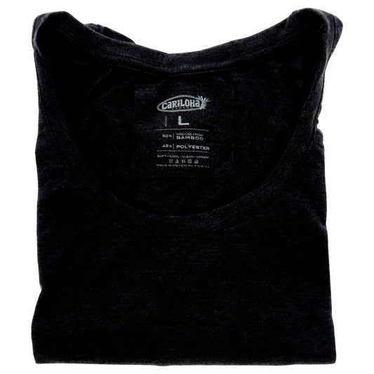 Bamboo Scoop Tee - Charcoal