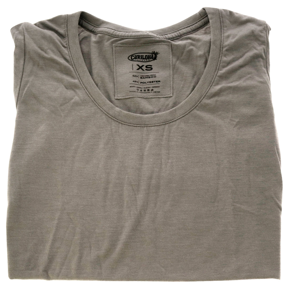 Bamboo Scoop Tee - Gray Heather