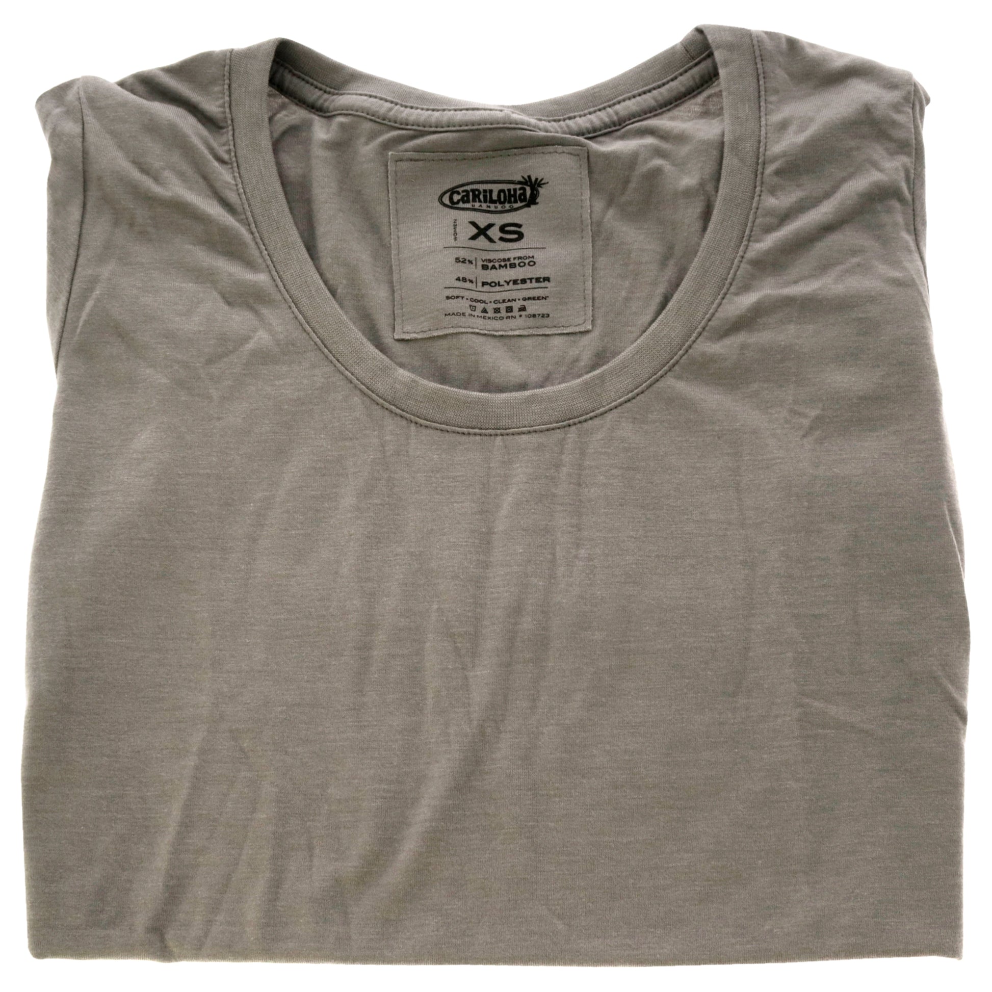 Bamboo Scoop Tee - Gray Heather