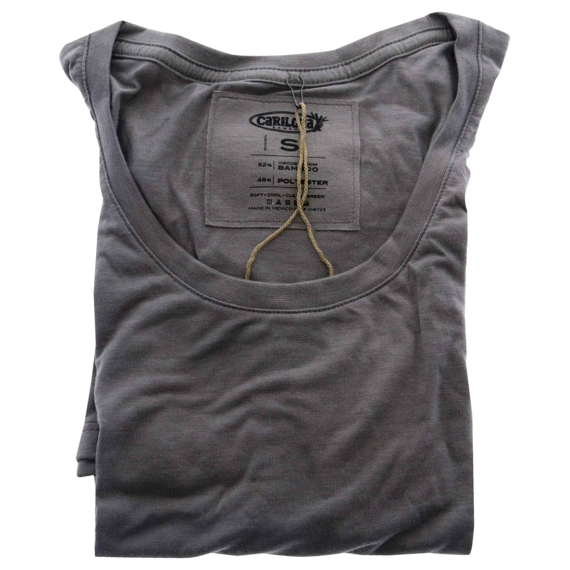 Cariloha Bamboo Scoop Tee - Gray Heather