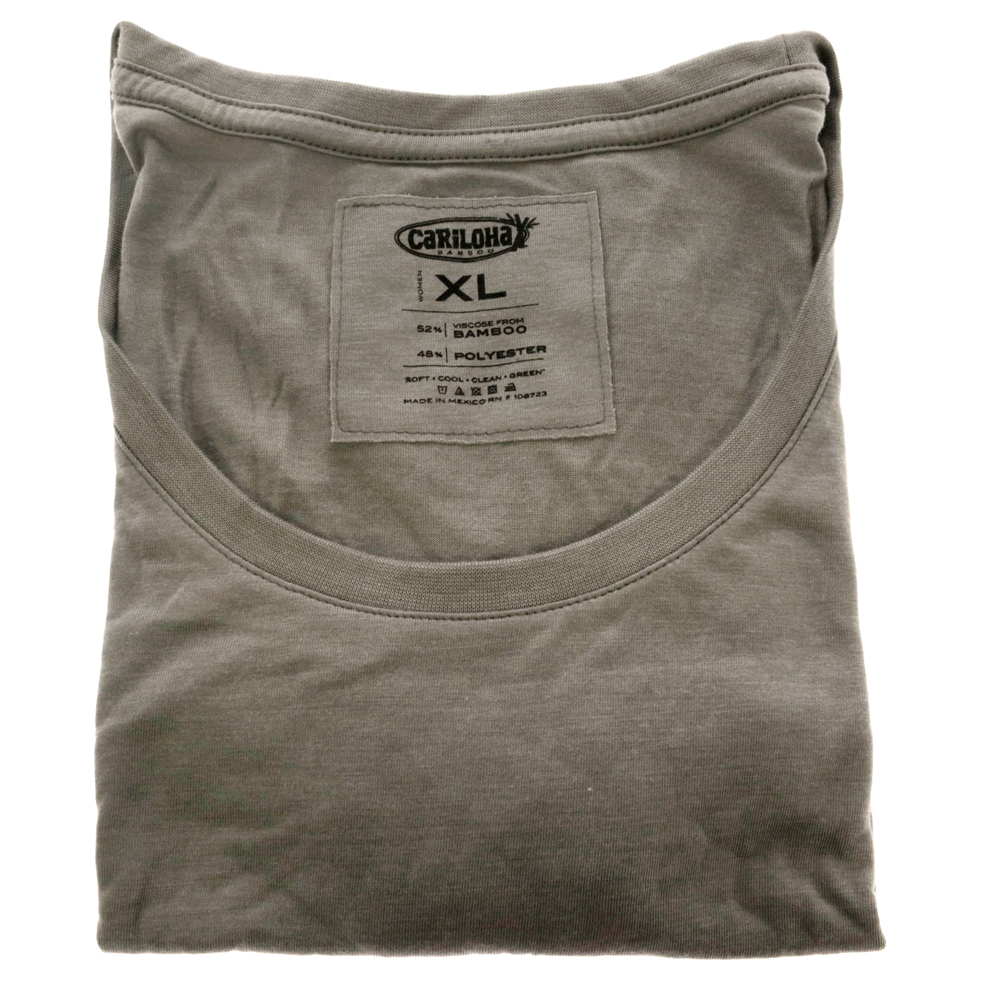 Bamboo Scoop Tee - Gray Heather