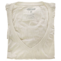 Bamboo V-Neck Tee - White