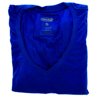 Bamboo V-Neck Tee - Reef Blue