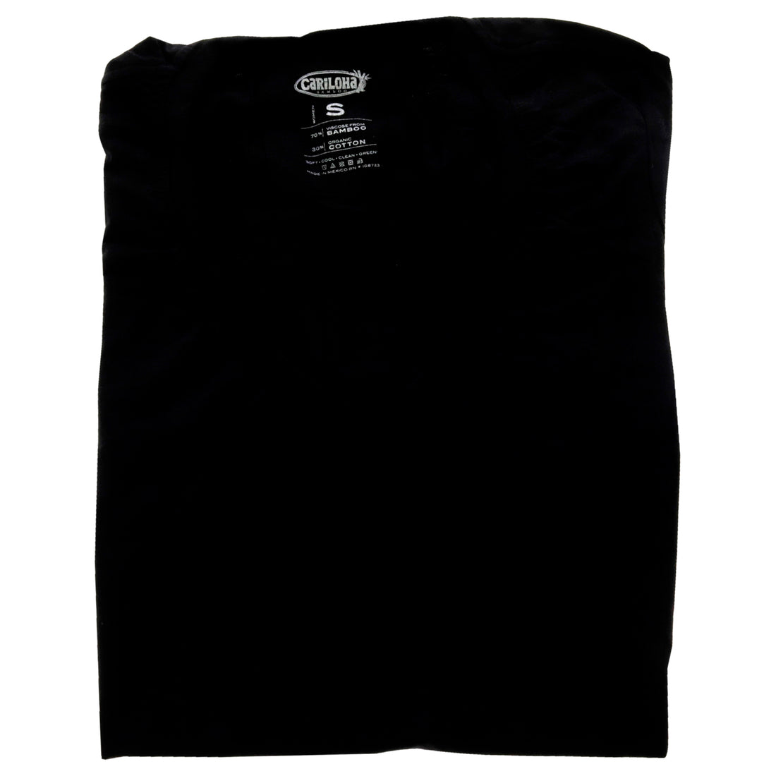 Bamboo V-Neck Tee - Black