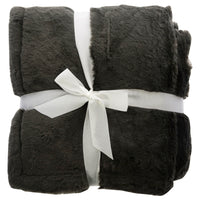 Plush Bamboo Throw Blanket - Onyx