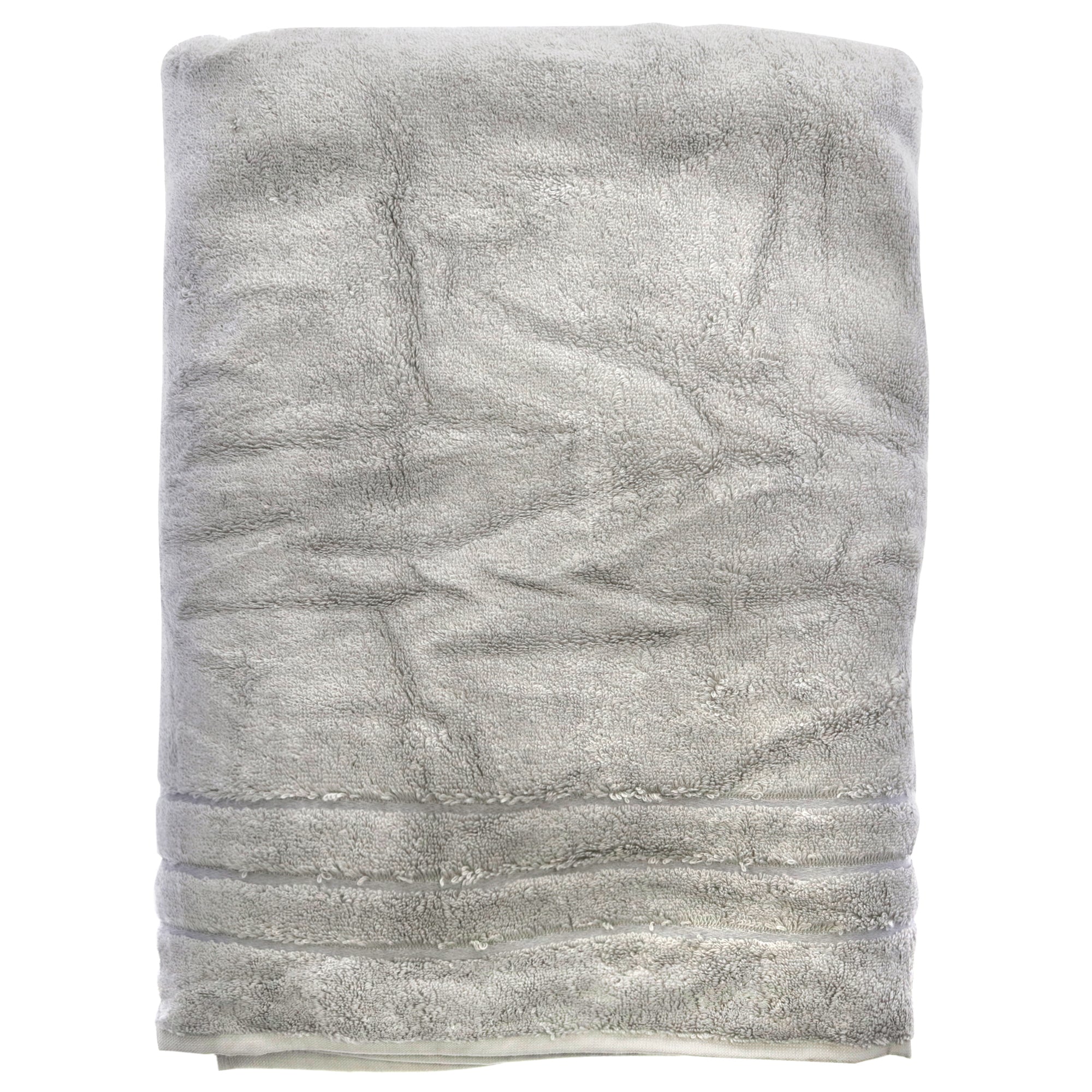 Bamboo Bath Sheet - Harbor Gray by Cariloha for Unisex - 1 Pc Towel