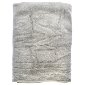 Bamboo Bath Sheet - Harbor Gray by Cariloha for Unisex - 1 Pc Towel