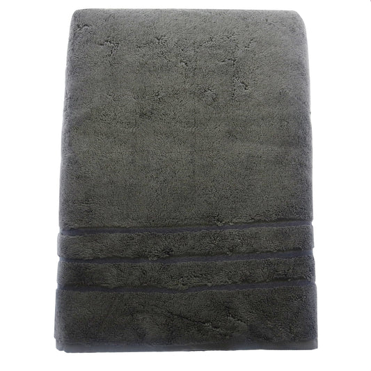 Bamboo Bath Towel - Onyx by Cariloha for Unisex - 1 Pc Towel