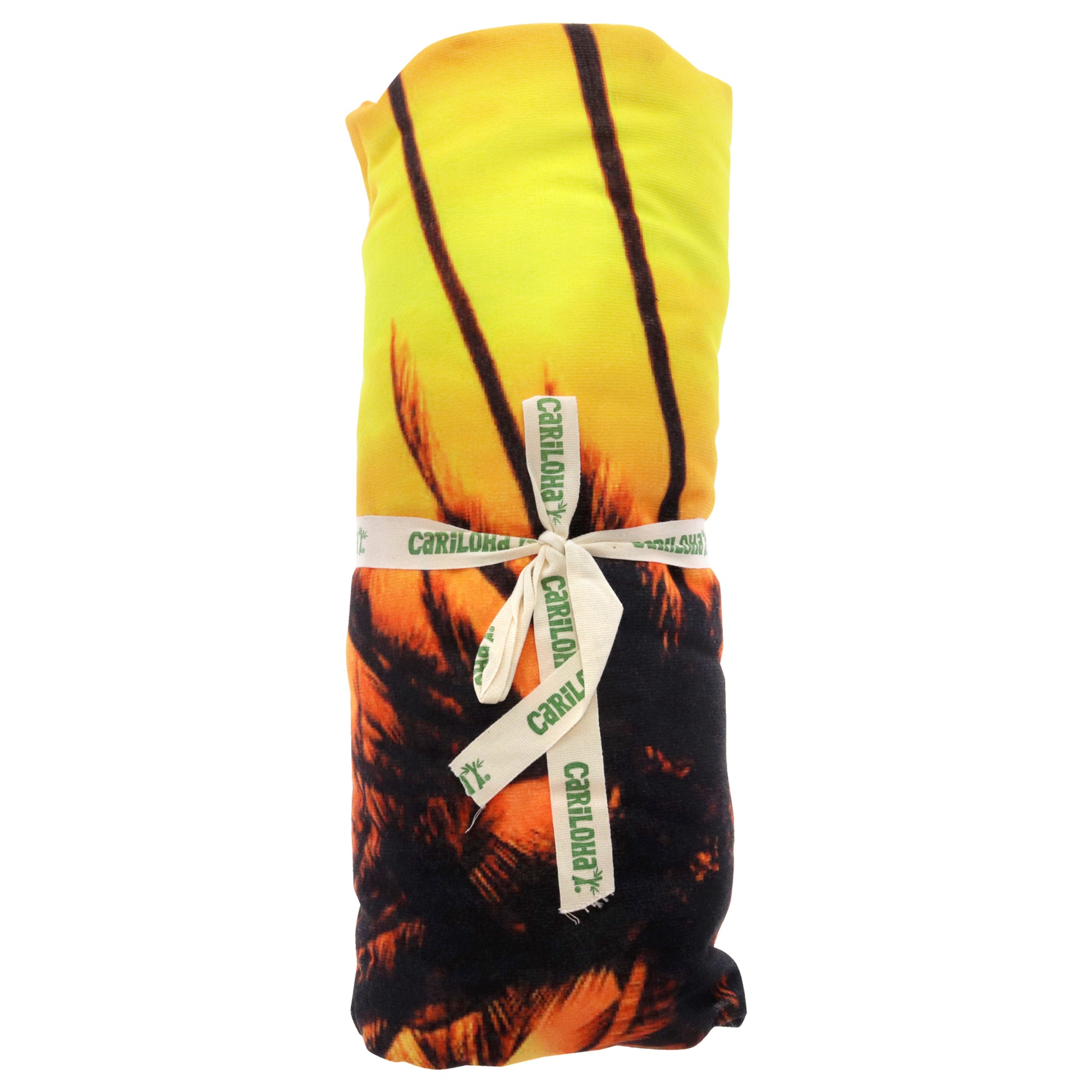 Cariloha Round Bamboo Beach Towel