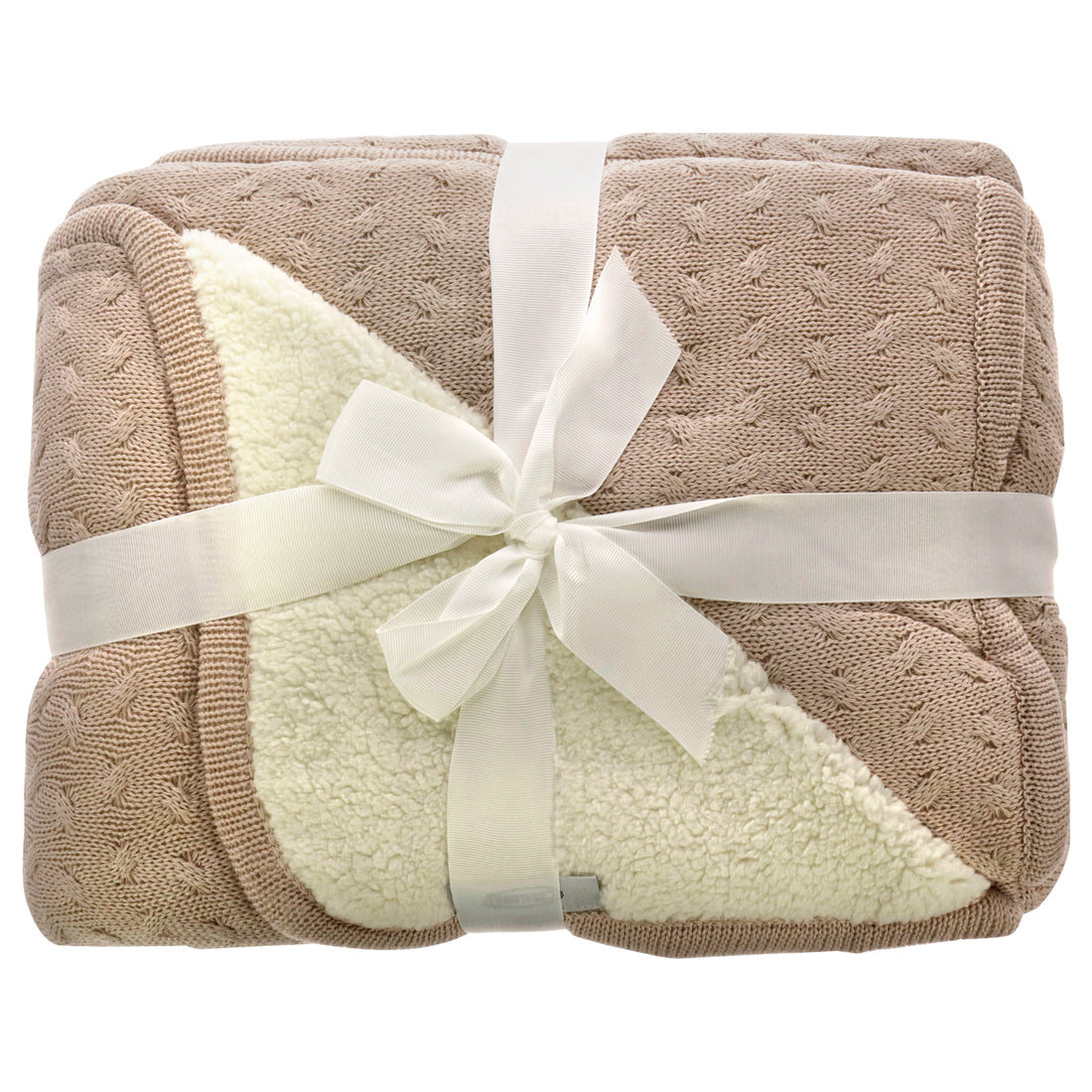 Cariloha Sherpa Bamboo Knit Throw