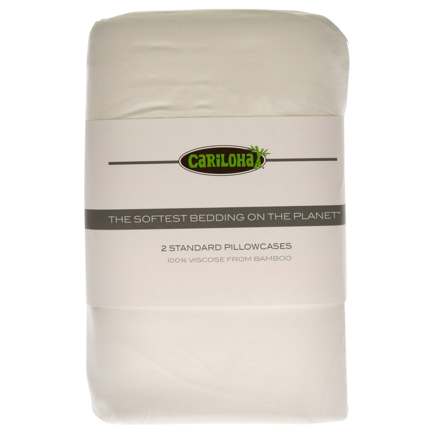 Classic Bamboo Pillowcase Set - White-Standard