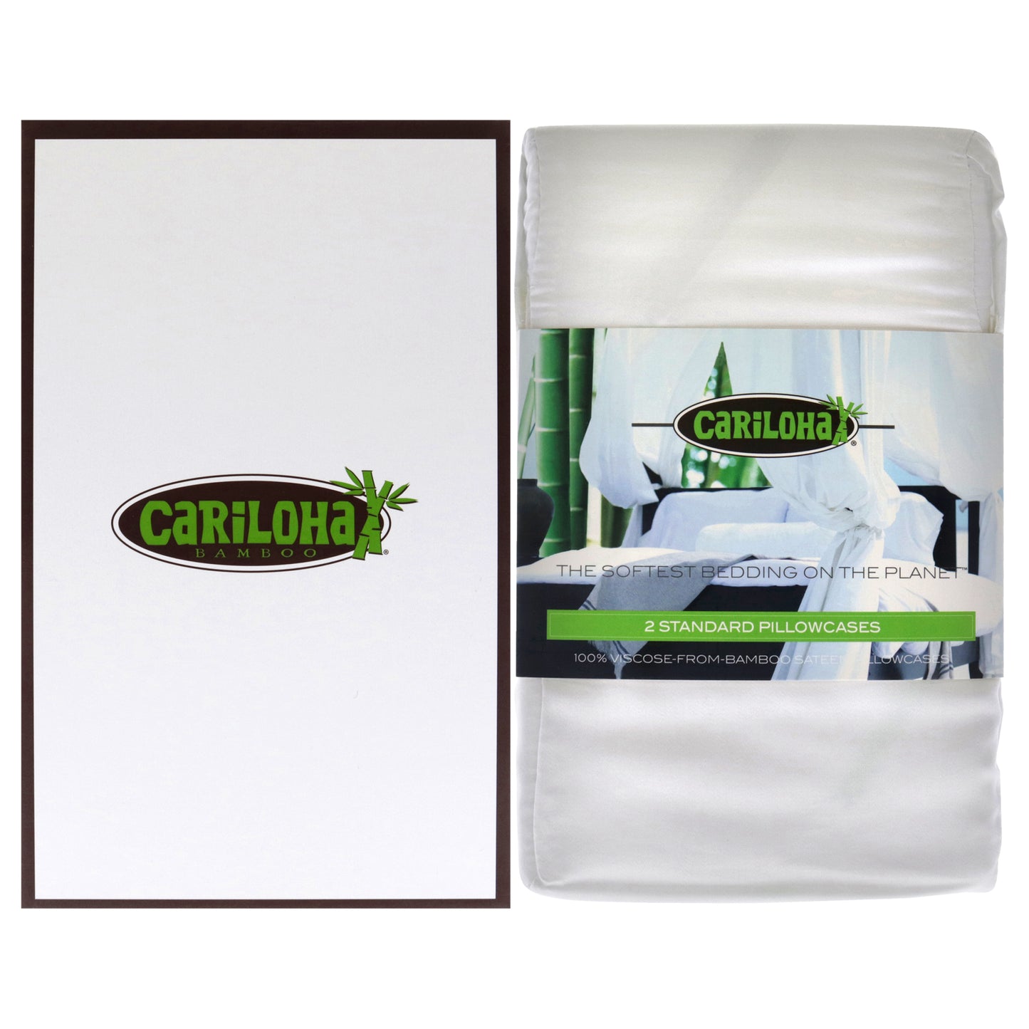 Cariloha Resort Bamboo Pillowcase Set - Blue Lagoon-King