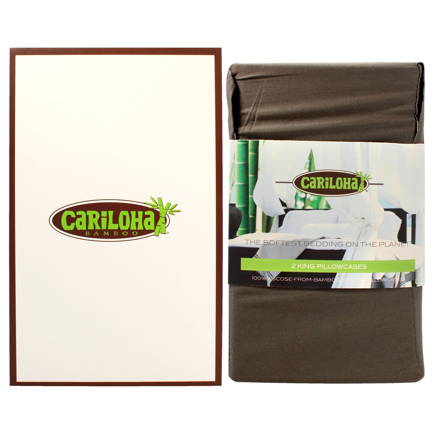 Cariloha Resort Bamboo Pillowcase Set - Blue Lagoon-King