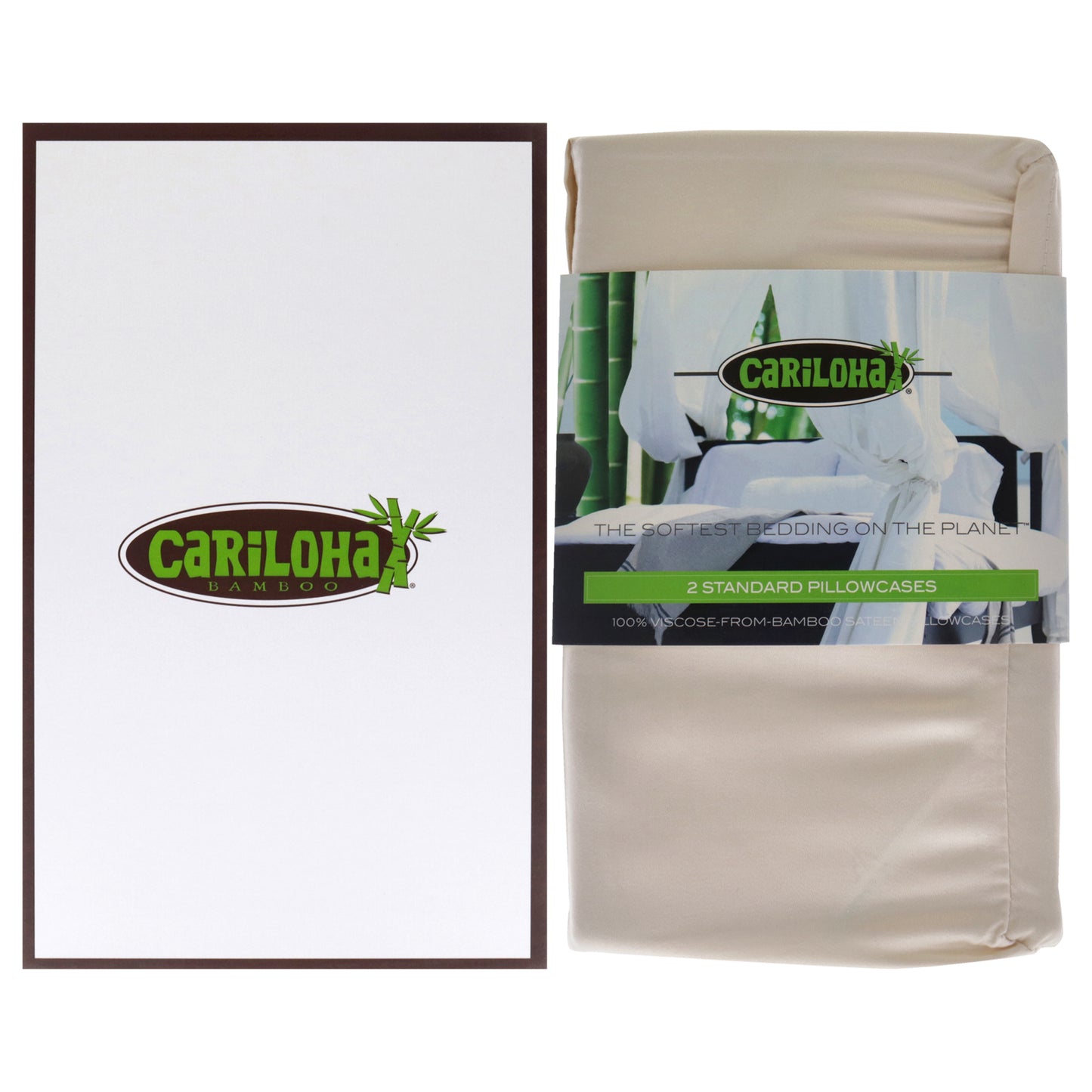 Cariloha Resort Bamboo Pillowcase Set - Blue Lagoon-King