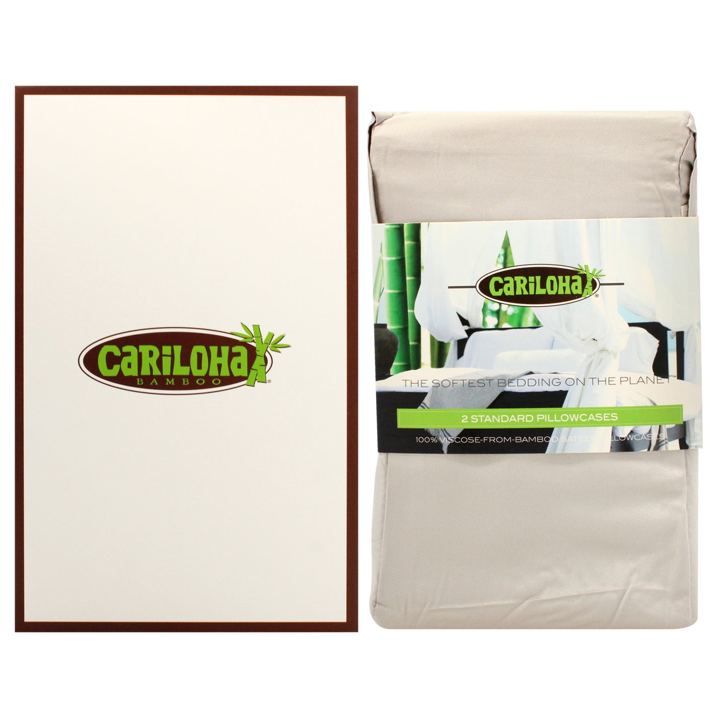 Cariloha Resort Bamboo Pillowcase Set - Blue Lagoon-King