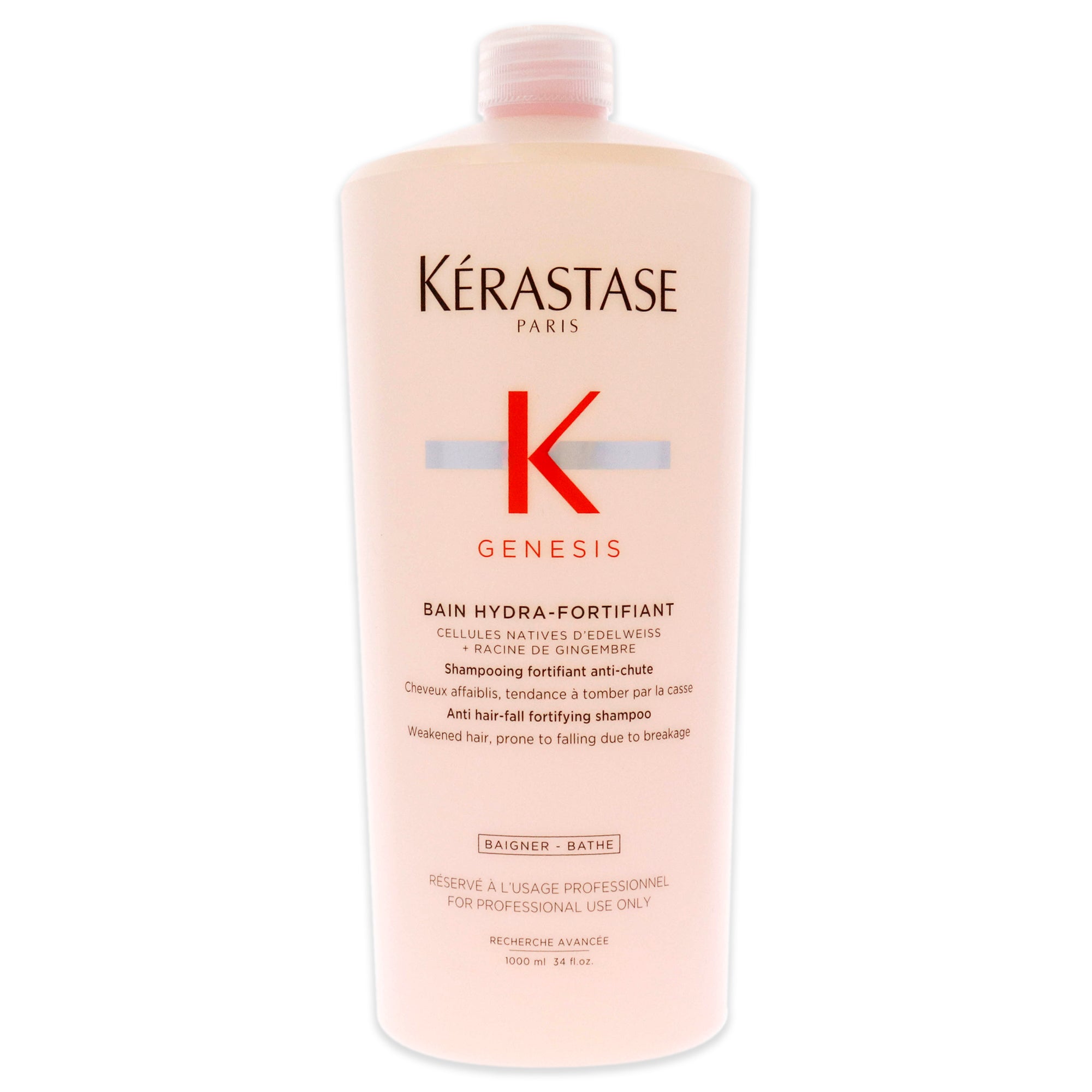 Genesis Bain Hydra-Fortifiant Shampoo by Kerastase for Unisex - 34 oz Shampoo