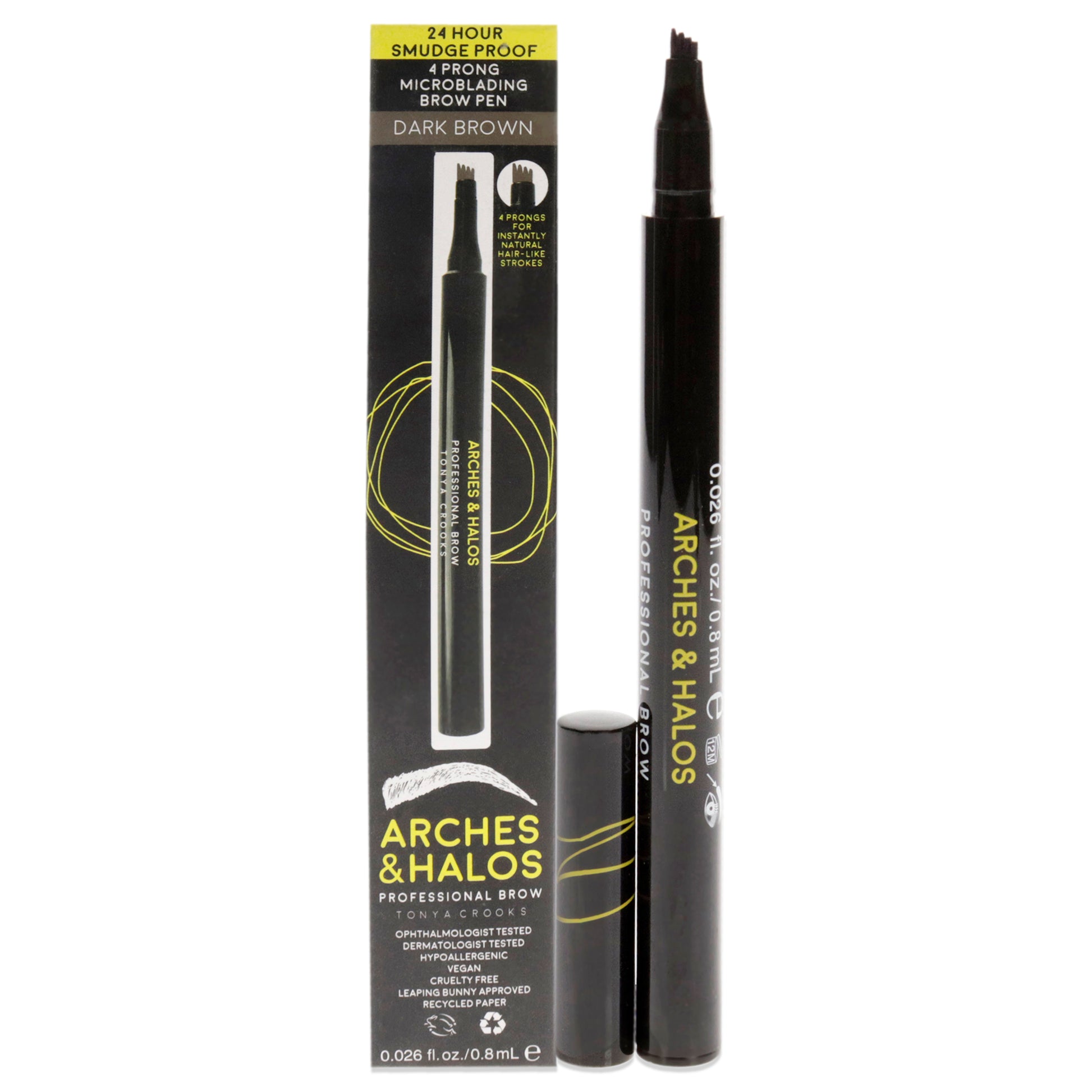 Arches and Halos 4 Prong Microblading Brow Pen