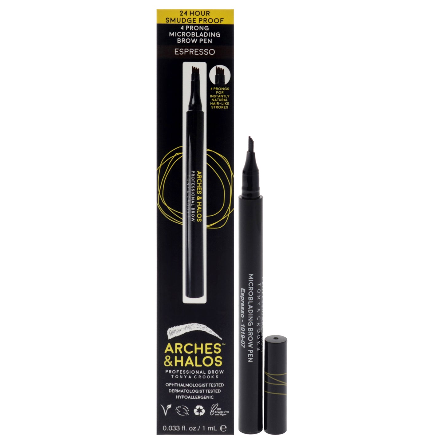 Arches and Halos 4 Prong Microblading Brow Pen