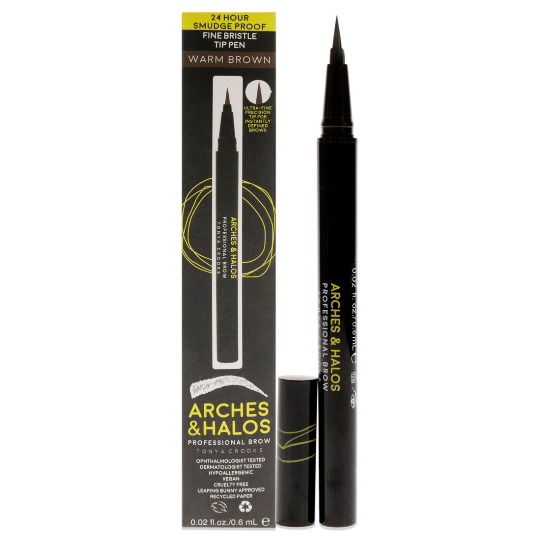 Fine Bristle Tip Pen - Warm Brown