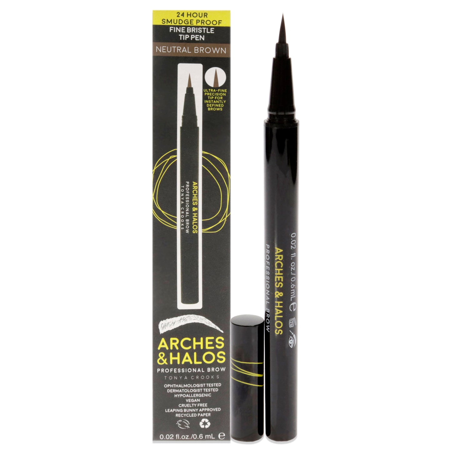 Arches and Halos Fine Bristle Tip Pen