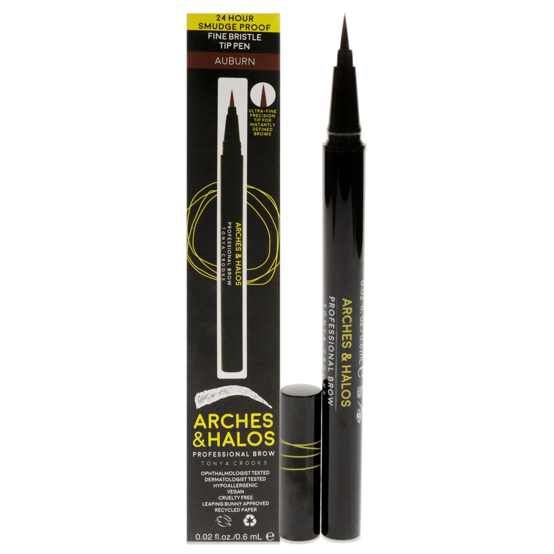 Fine Bristle Tip Pen - Auburn