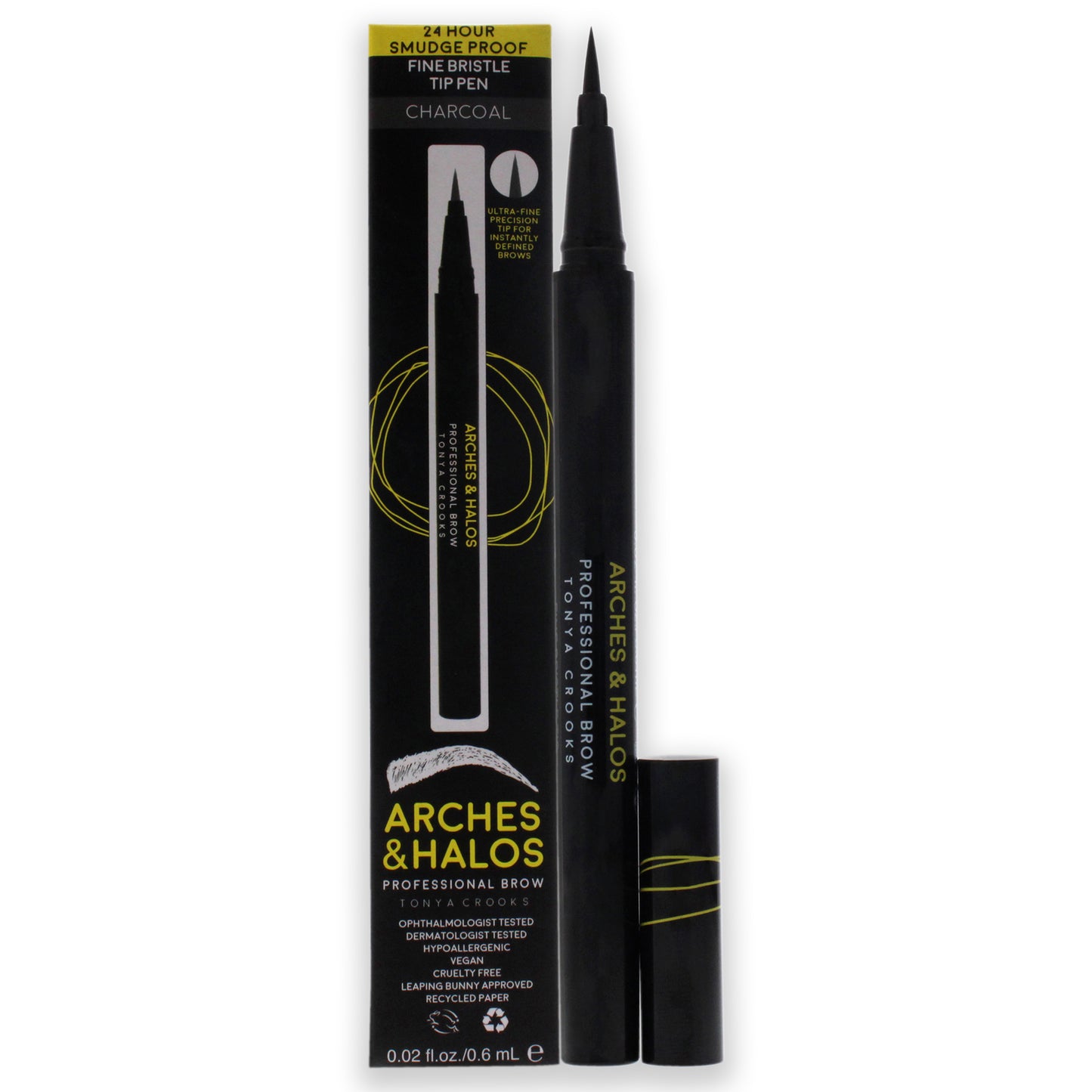 Arches and Halos Fine Bristle Tip Pen
