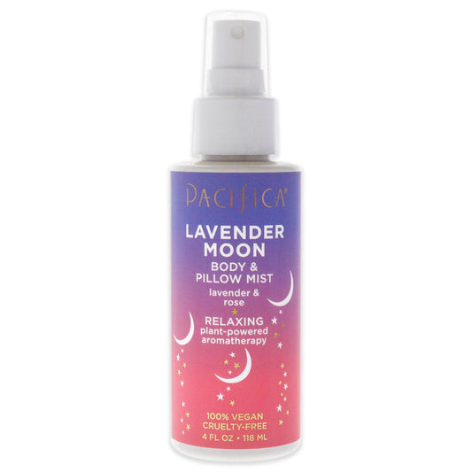 Body and Pillow Mist - Lavender Moon by Pacifica for Unisex - 4 oz Body Mist