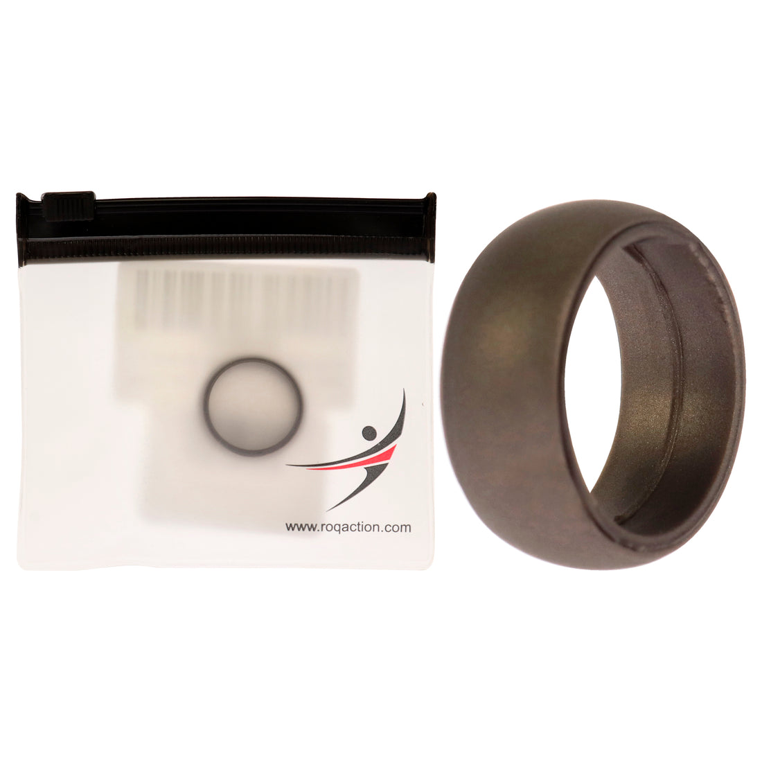 ROQ Silicone Wedding Ring - Grey