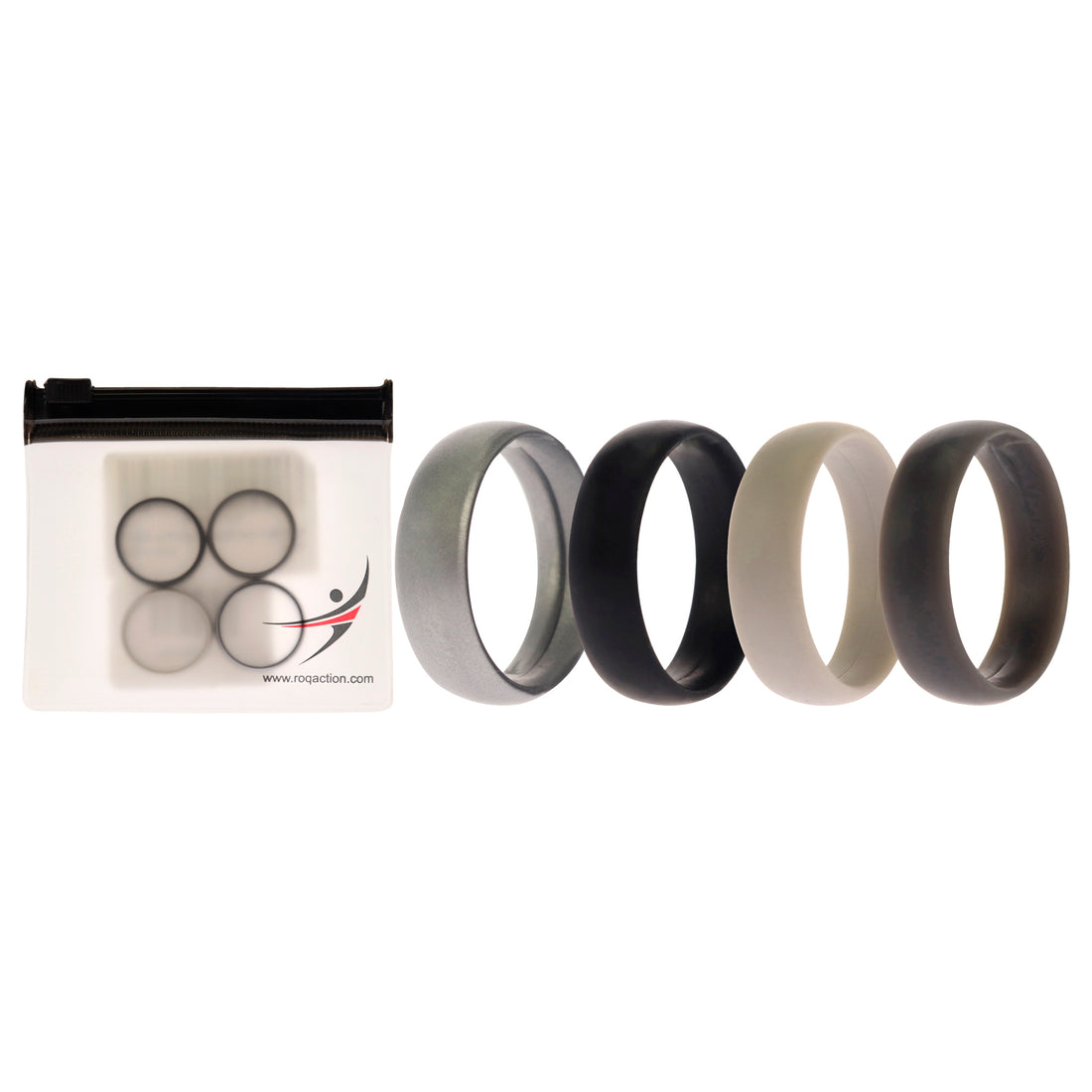 ROQ Silicone Wedding 6mm Smooth Ring