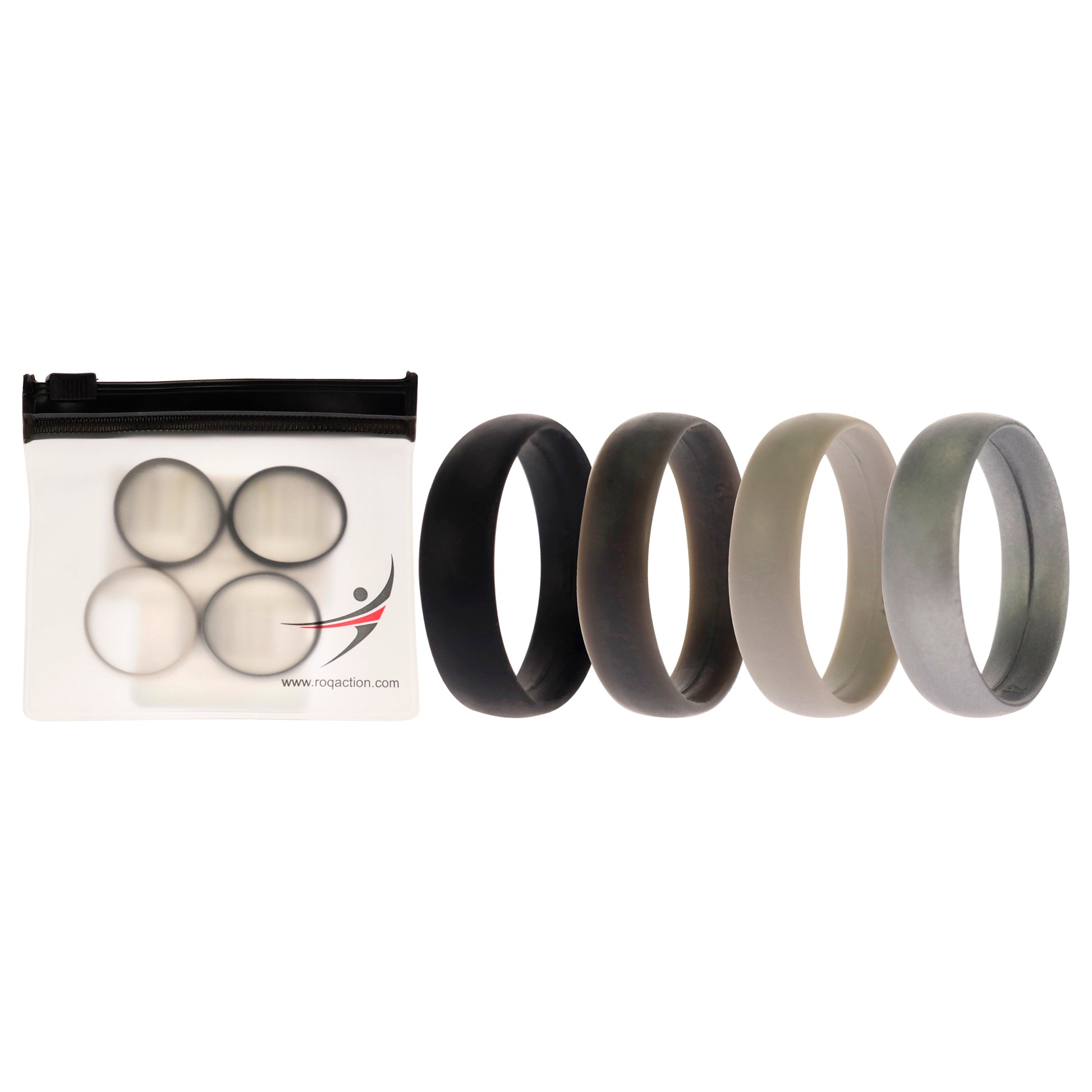 ROQ Silicone Wedding 6mm Smooth Ring