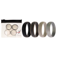 ROQ Silicone Wedding 6mm Smooth Ring