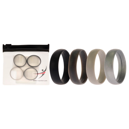 ROQ Silicone Wedding 6mm Smooth Ring