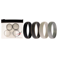 ROQ Silicone Wedding 6mm Smooth Ring