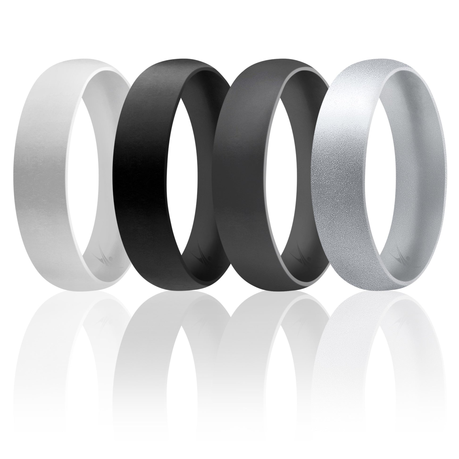 ROQ Silicone Wedding 6mm Smooth Ring