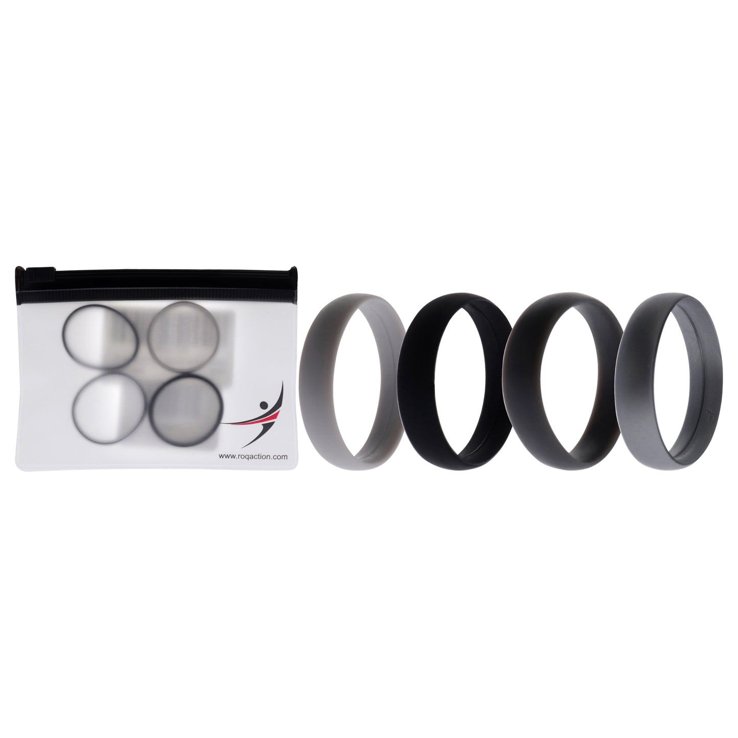 ROQ Silicone Wedding 6mm Smooth Ring