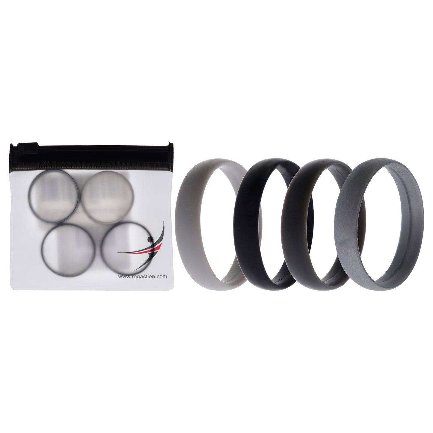 ROQ Silicone Wedding 6mm Smooth Ring