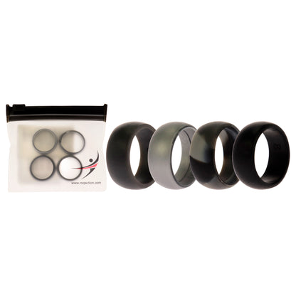 ROQ Silicone Wedding Ring - Black-Camo