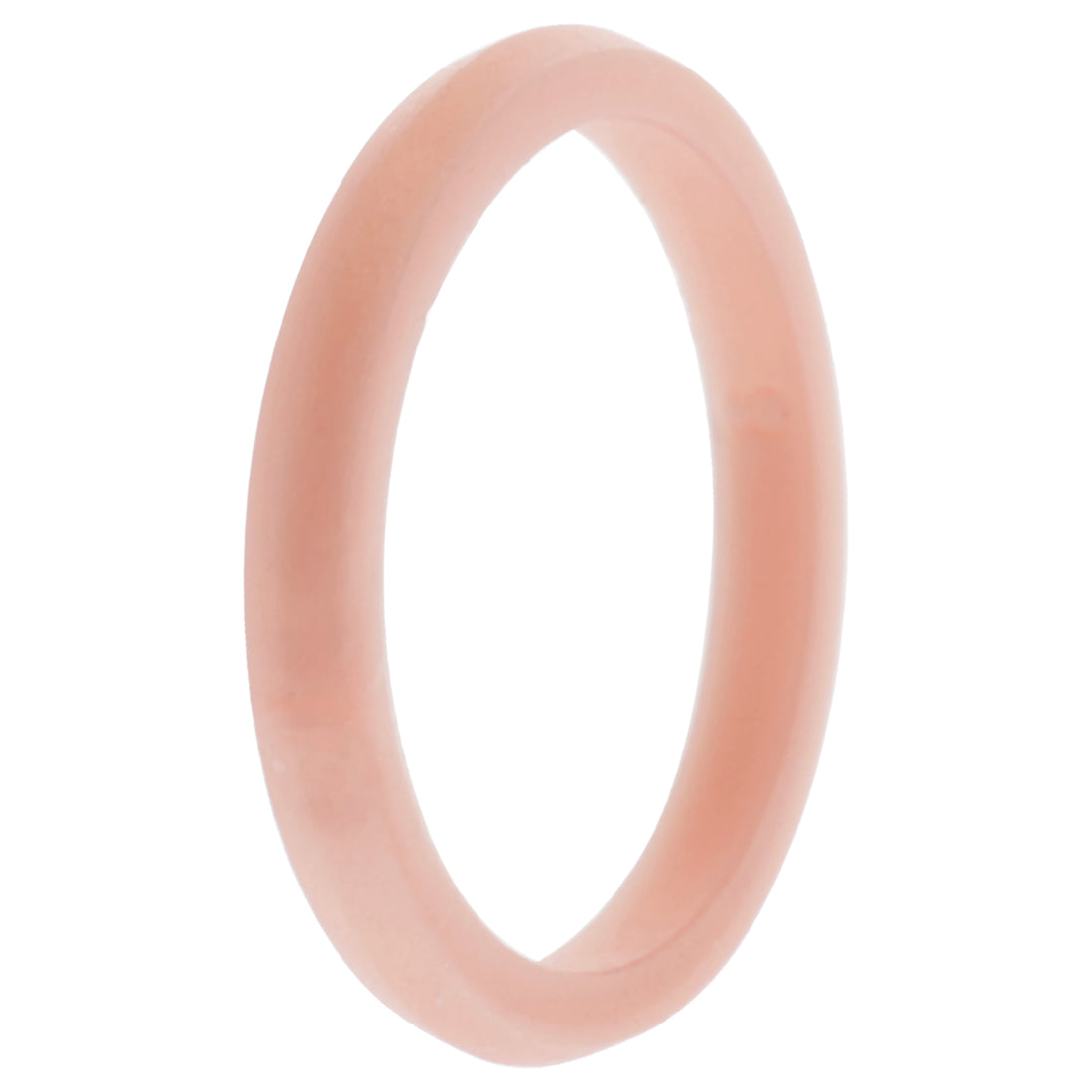 Silicone Wedding Stackble Point Single Ring - Rose-Gold