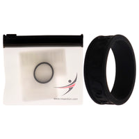 ROQ Silicone Wedding Flower Ring - Black