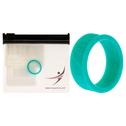 ROQ Silicone Wedding Flower Ring - Turquoise
