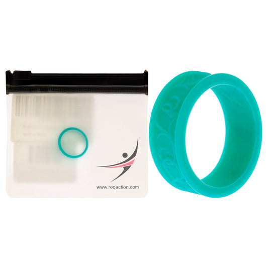 ROQ Silicone Wedding Flower Ring - Turquoise