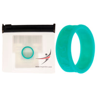 ROQ Silicone Wedding Flower Ring - Turquoise