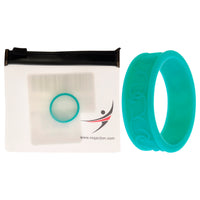 ROQ Silicone Wedding Flower Ring - Turquoise