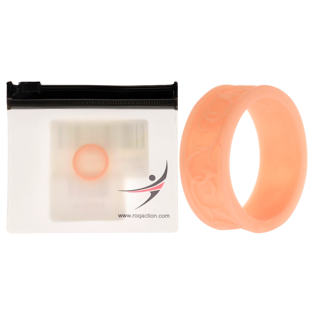 ROQ Silicone Wedding Flower Ring - Rose Gold