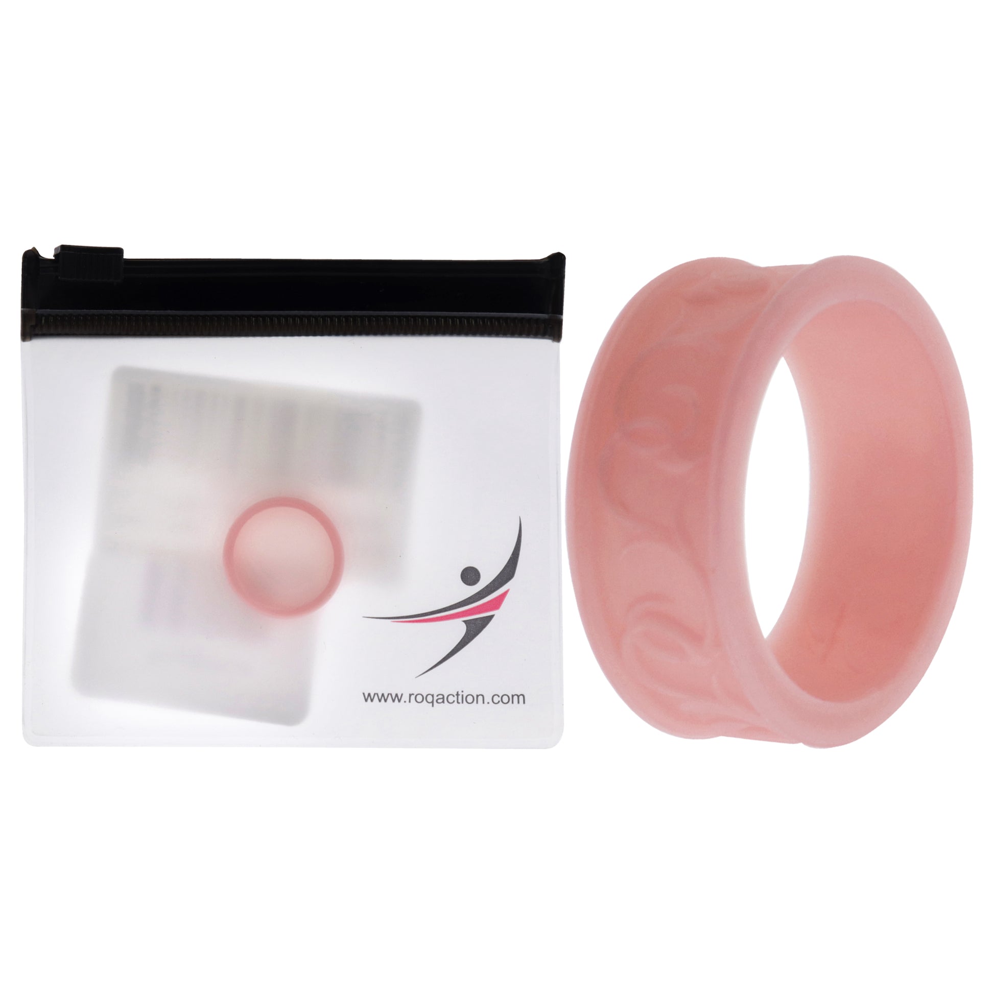 ROQ Silicone Wedding Flower Ring - Rose Gold