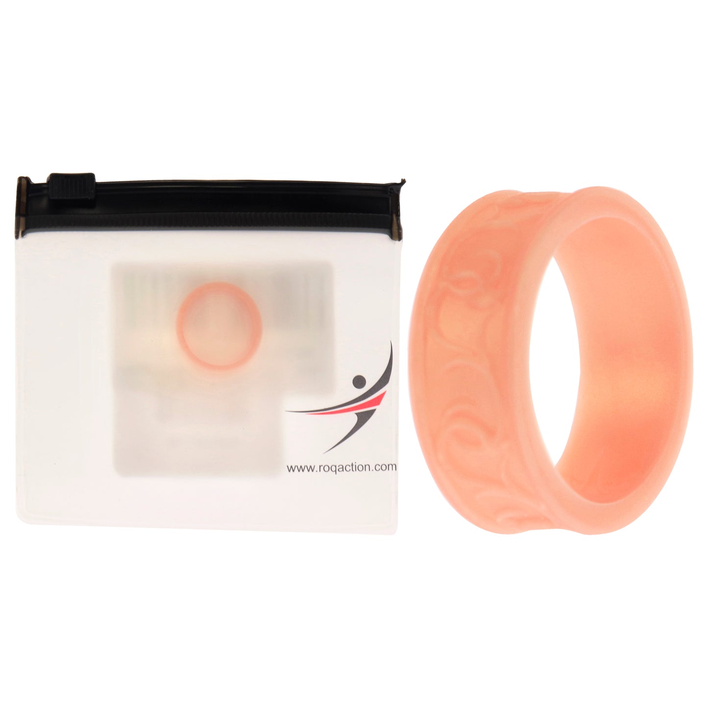 ROQ Silicone Wedding Flower Ring - Rose Gold