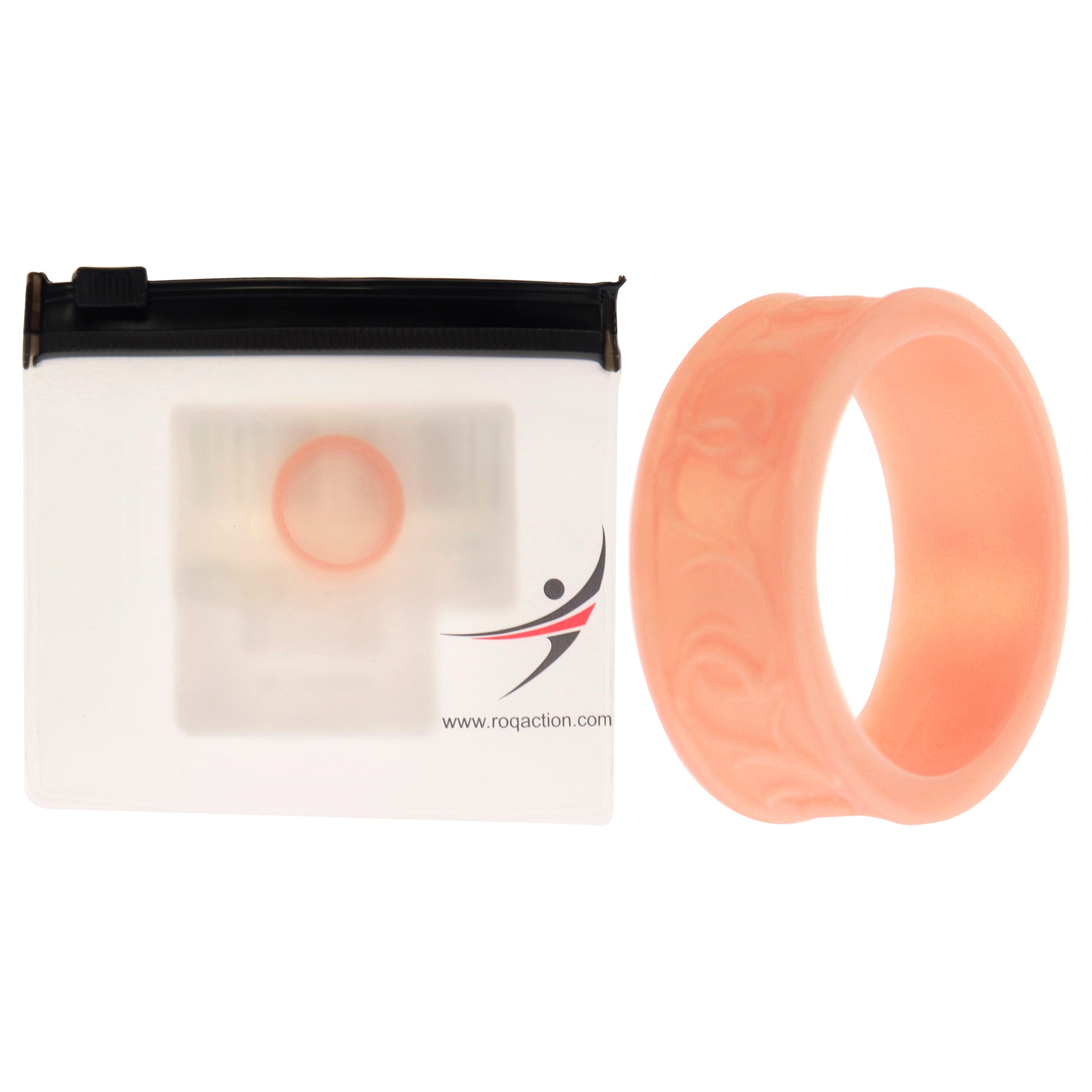 ROQ Silicone Wedding Flower Ring - Rose Gold