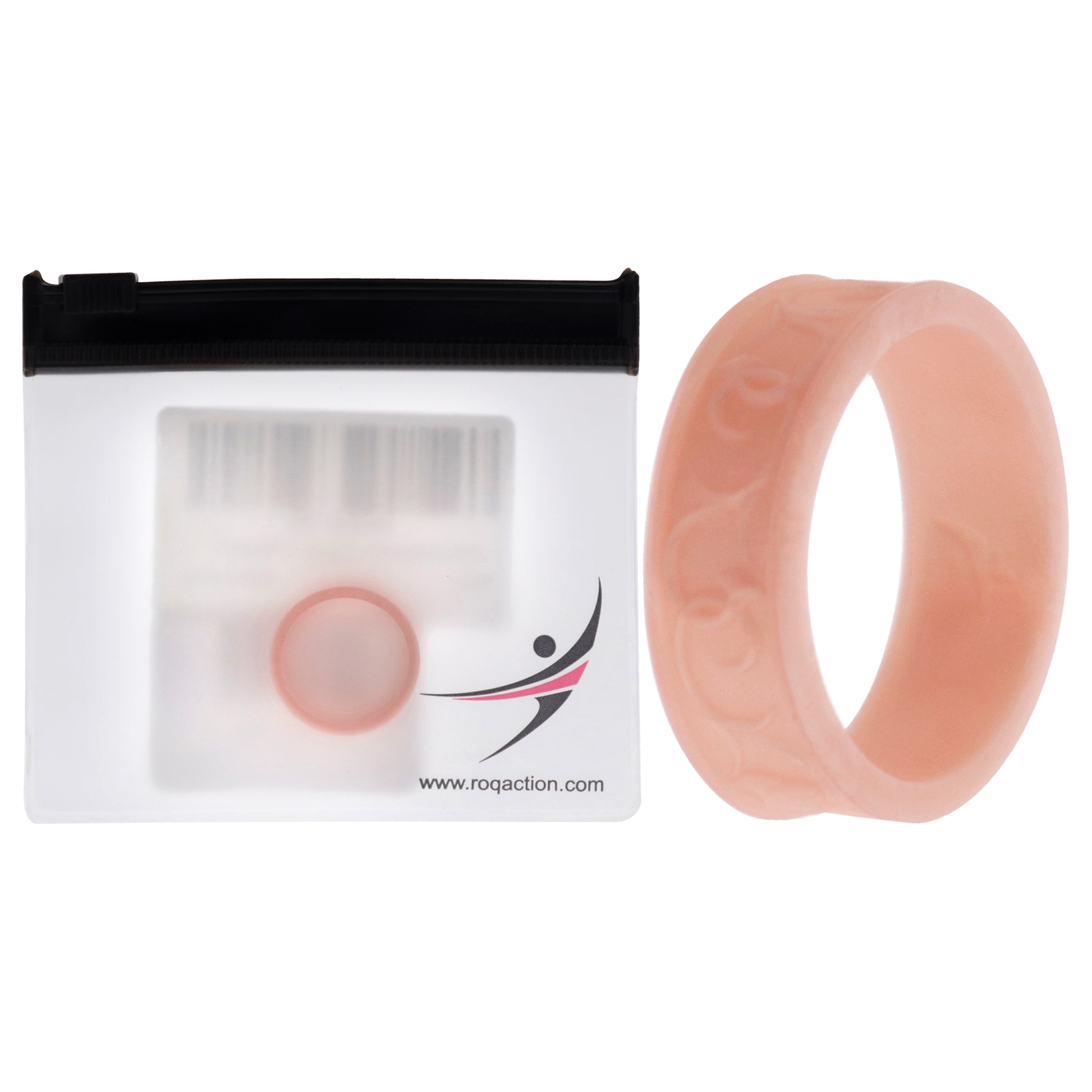 ROQ Silicone Wedding Flower Ring - Rose Gold